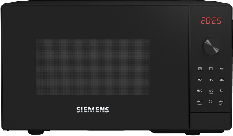 Siemens FE023LMB2 Solo Magnetron - 900W Vermogen - 25L Capaciteit - 5 Vermogensniveaus - Zwarte Afwerking