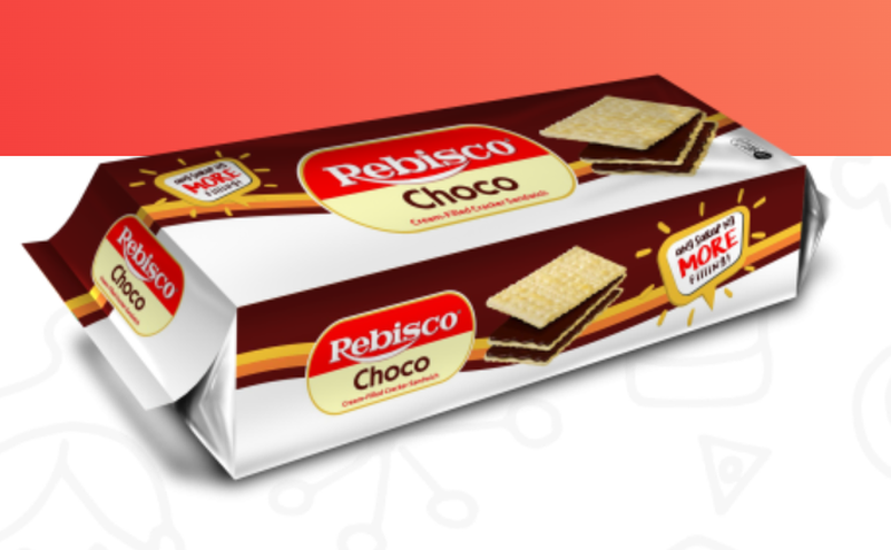 Rebisco Cream Choco Filled Cracker Sandwich 10 Pack - 32G Each