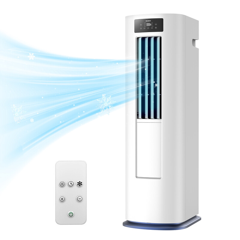 【Zomeruitverkoop】 ELECCI 6000 BTU mobiele airconditioner, 3-in-1 koeler/luchtontvochtiger/ventilator, meervoudige veiligheidsbescherming, energieklasse A met R290-koudemiddel, afstandsbediening & 24-uurs timer, raambevestigingsset voor binnengebruik in hu