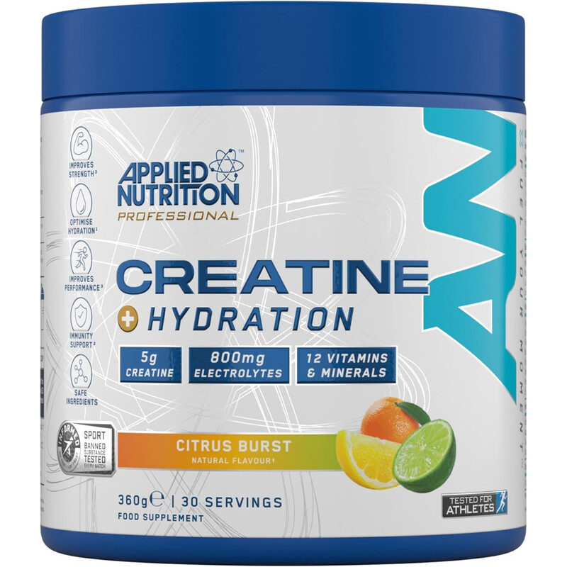 Applied Nutrition Creatine + Electrolytes Hydration Powder Citrus Burst Flavour - 360G