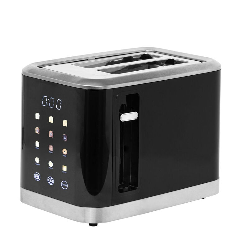 Sensor 2 Slice Toaster, Digital Touch Screen, Bagels, Black - 212948