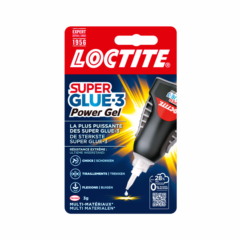 Colle cyano gel Super Glue 3 Powerflex Control