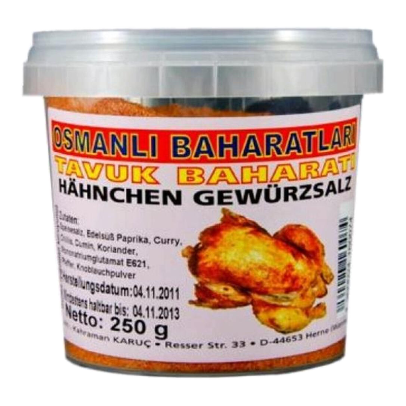 Osmanli Mélange d’épices pour poulet (Tavuk Baharati) 250 g Turc