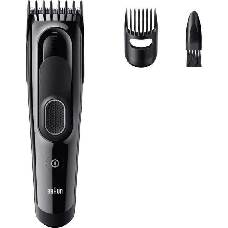 BRAUN Haarschneider Series 5, +2 Styling-Werkzeuge, Lebenslang scharfe Klinge, 9 Längen, HC5510, Schwarz, Top-Geschenkideen