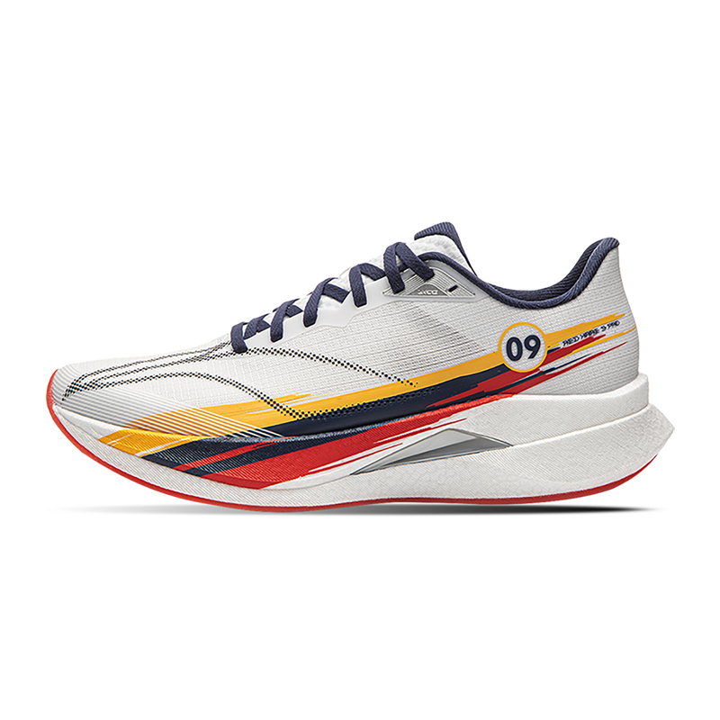 EU45 LI-NING RABBIT 9 PRO Herren Speed-Training Laufschuhe Marathon Sport Outdoor - Standardweiß