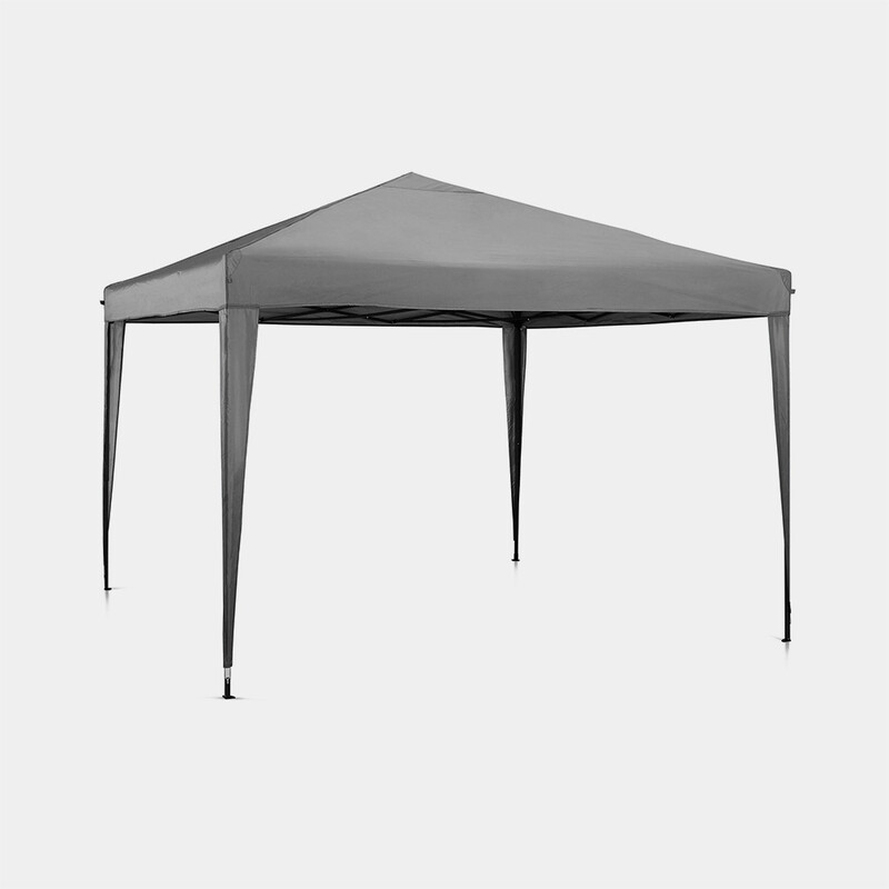 Vonhaus Grey Pop-Up Gazebo - 3M X 3M