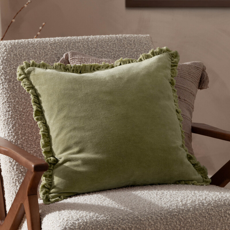 Cushion Bertie Square Sage 45x45cm