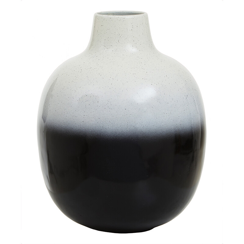 Vase Rasmus Ombre Black/White Large