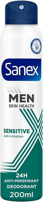 Men Sensitive Antiperspirant Spray Deodorant 200ml