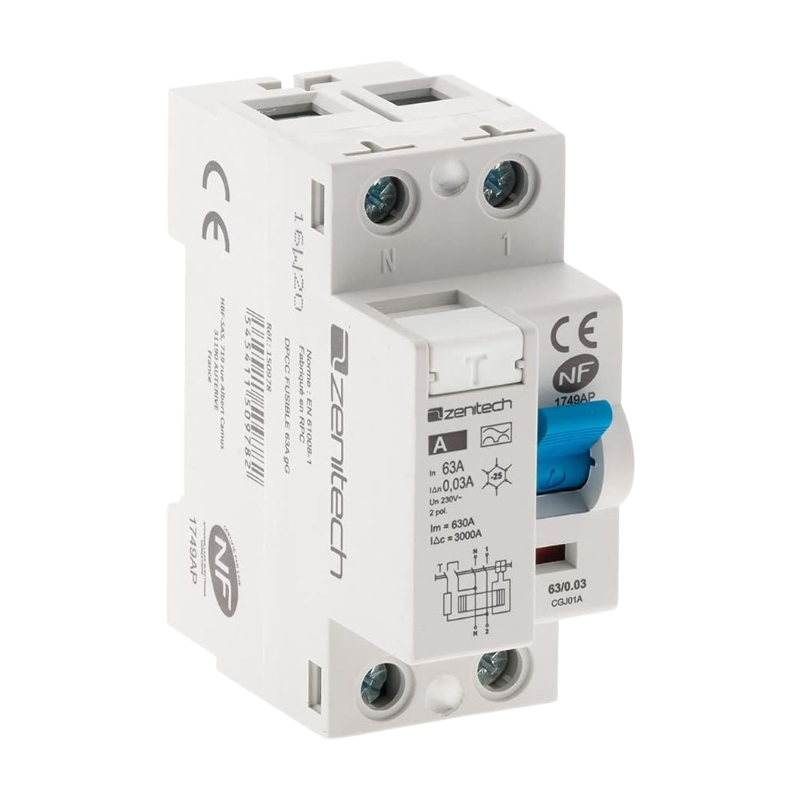 Zenitech Interrupteur différentiel Type A