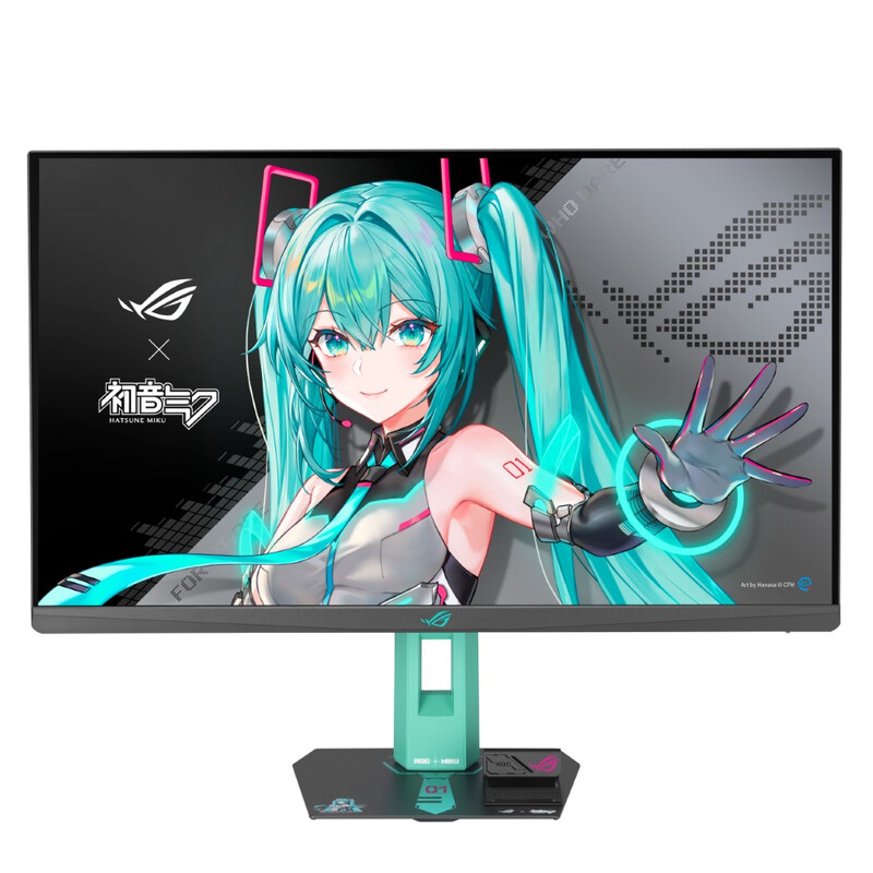 27-Inch ROG STRIX XG27ACMEG-G Hatsune Miku Edition 260Hz OC (Above 144Hz), 0.3 ms, QH