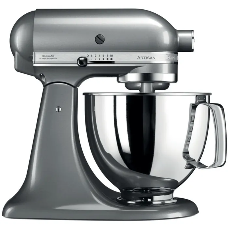 KitchenAid Artisan 5KSM125 robot pâtissier à tête inclinable - 300 W - 4,8 L - 10 vitesses