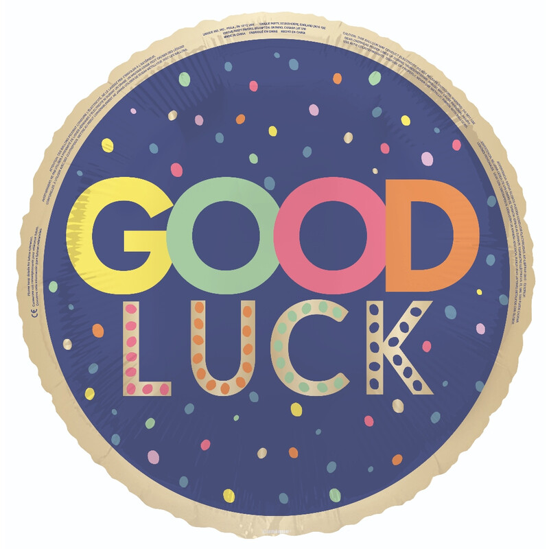 Unique Good Luck Foil Balloon, 45cm
