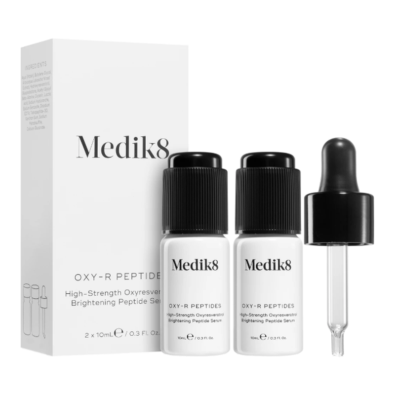 Medik8 Oxy-R Peptide Hochwirksames Oxyresveratrol-Aufhellendes Peptid-Serum 2 x 10 ml