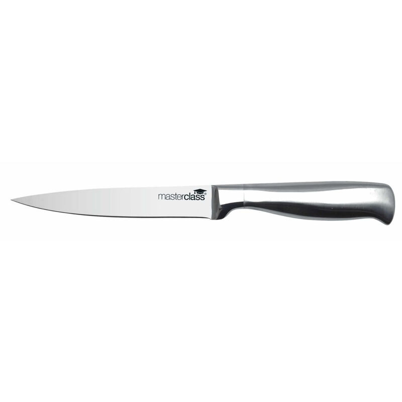 MasterClass Deluxe Stainless Steel Utility Knife, 12cm (5")