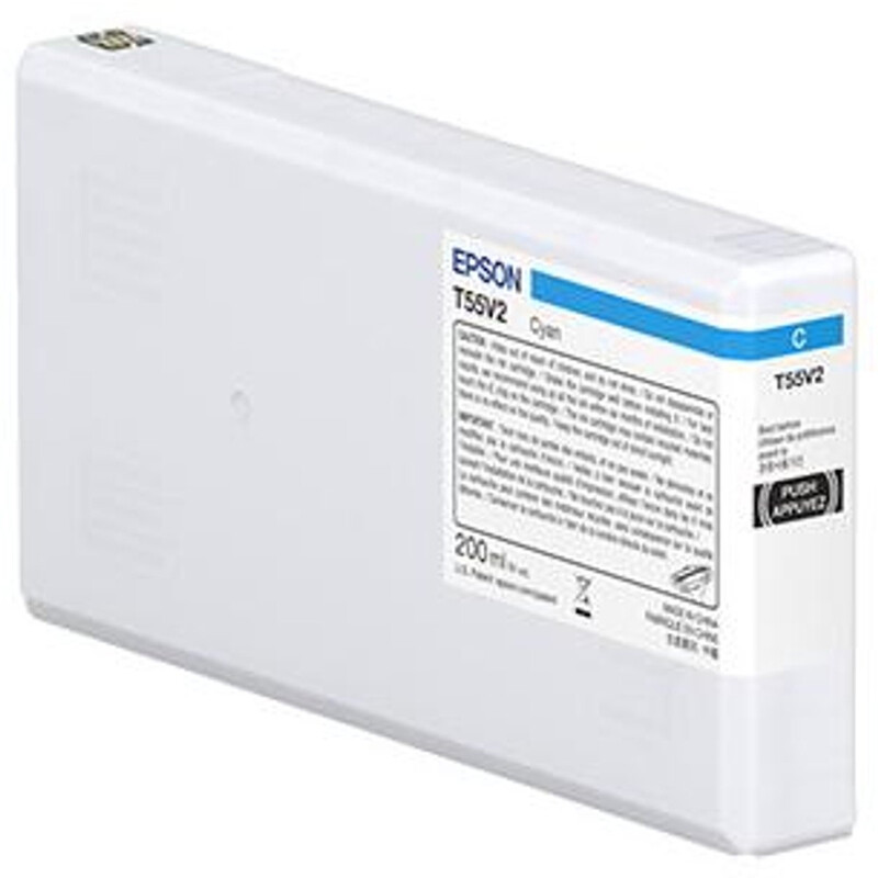 Epson C13T55W200 inktcartridge, 1 stuk, origineel cyaan