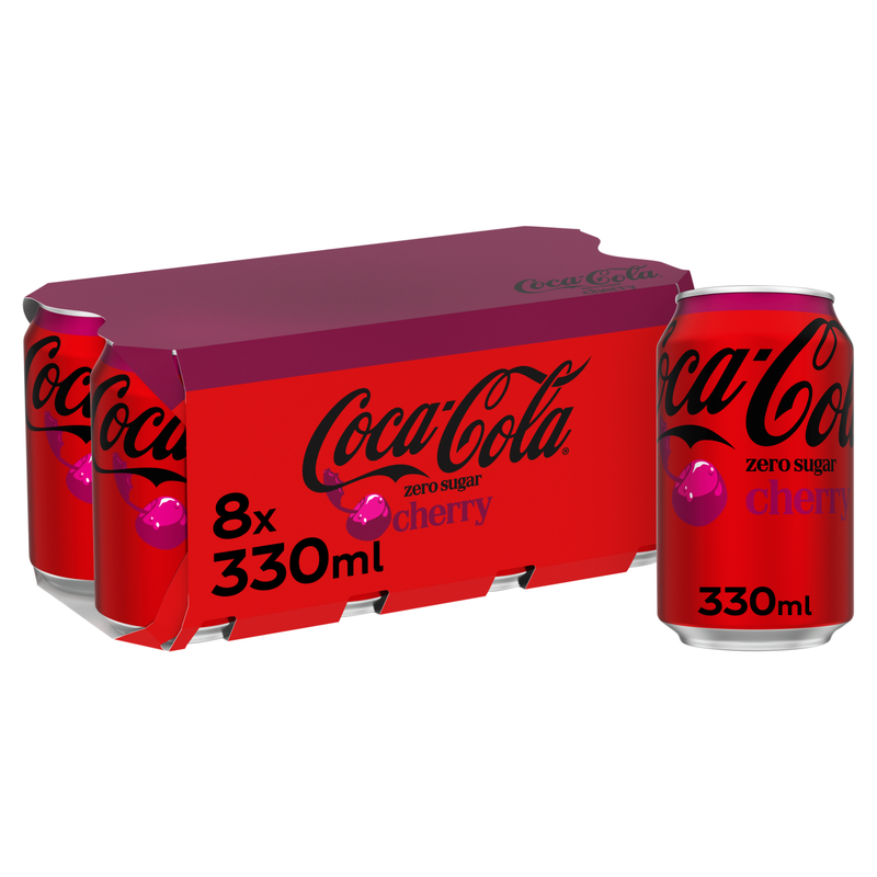 Coca-Cola Zero Cherry 8 X 330Ml
