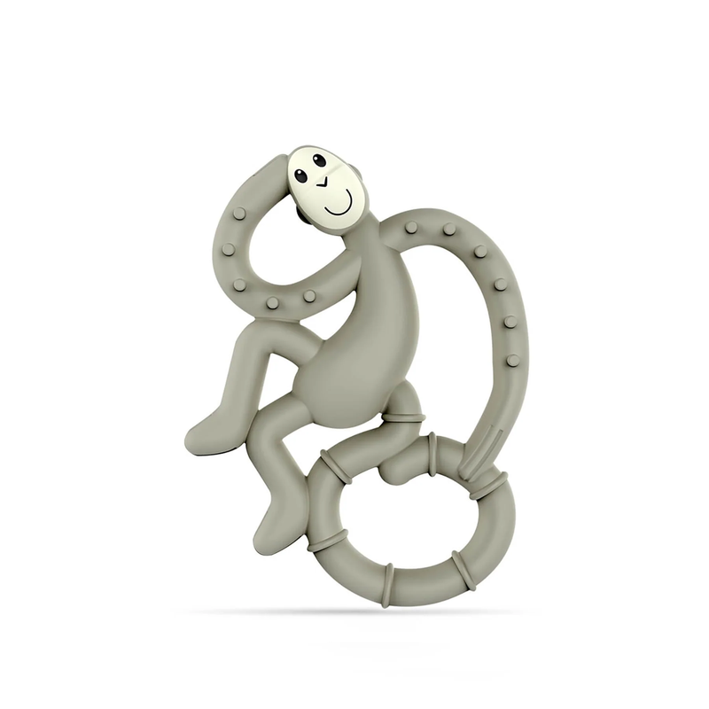 Mini Monkey Teether 3+ Months Grey