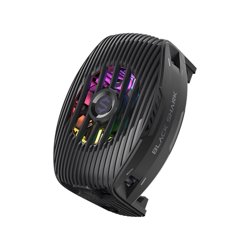 Black Shark FunCooler 5 NEO magnetische telefoonkoeler voor gaming, draagbare mobiele koelventilator met RGB-verlichting, telefoon radiator voor