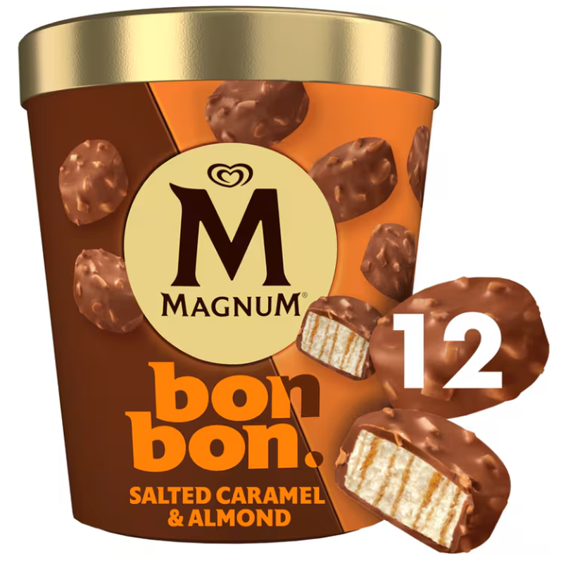 Magnum Bonbon Caramel Salé & Amande 12 x 17 ml