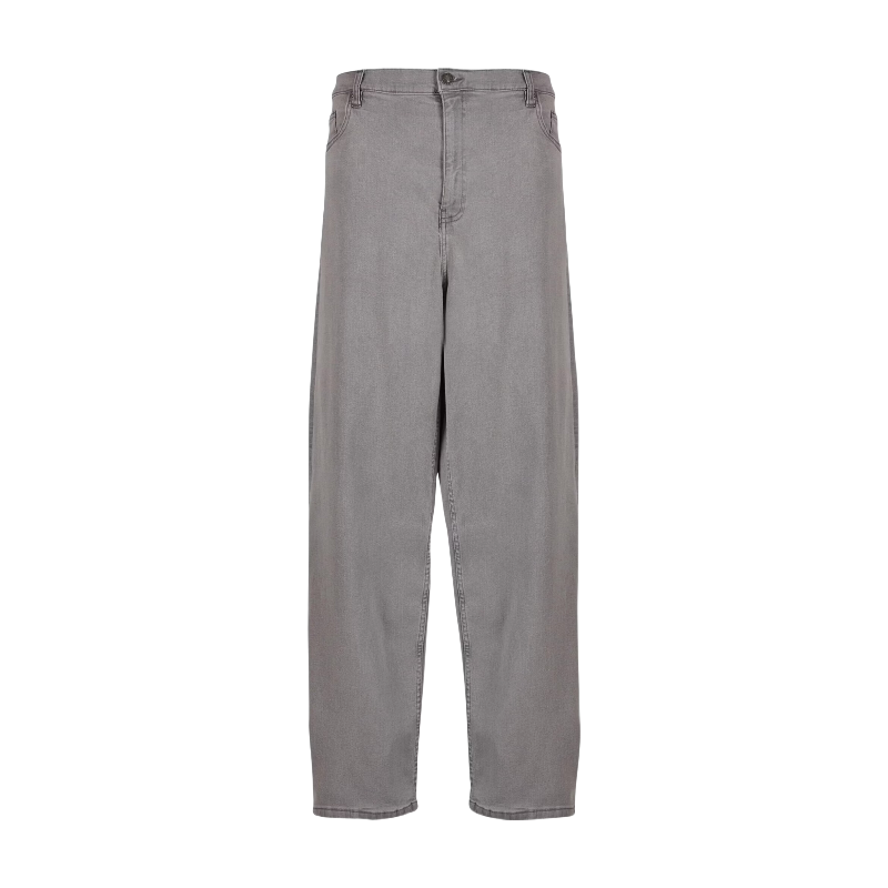 URBAN CLASSICS Jean en denim épais style années 90 gris chiné - Taille 30