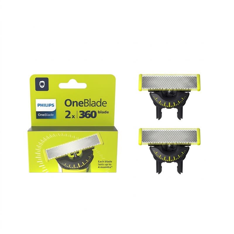 Philips - Lames de remplacement OneBlade 360 - QP420/50 - Pack de 2 - Image 3
