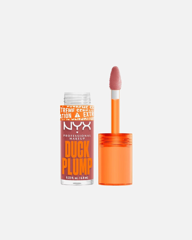 NYX lipgloss met volume-effect: intense kleur, hoge pigmentatie, glans, kruidige gember, veganistisch, 03 Nude Swings