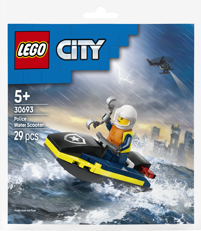 Lego 30693 Tüten City Polizei-Wasserscooter 29 Teile