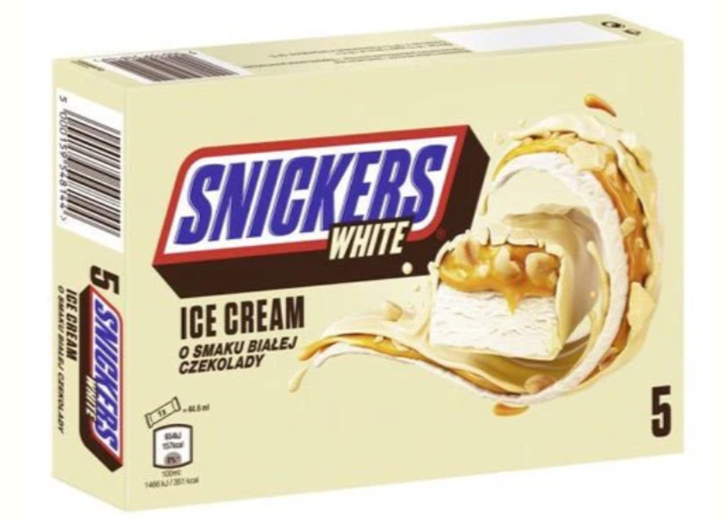 Snickers White IJs Multipack 5 x 40,8 ml