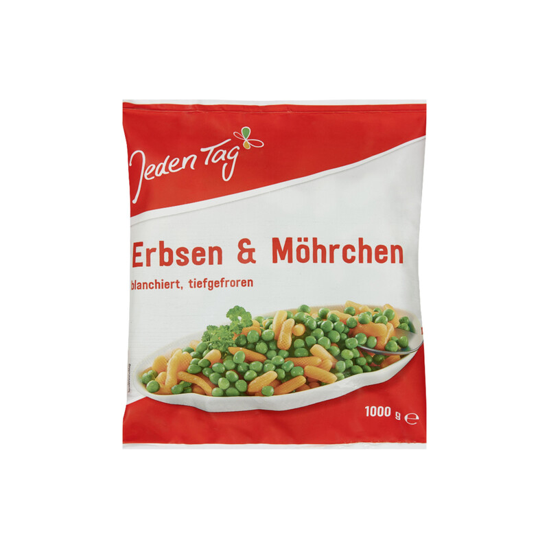 Jeden Tag Erbsen & Möhrchen 1000 g