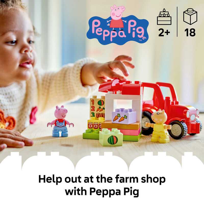 LEGO DUPLO 10468 Peppa Pig - Tracteur et marché