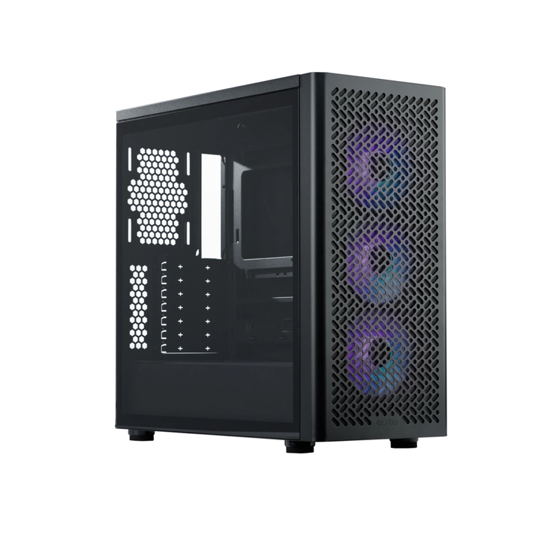Boitier PC COOLER MASTER Elite 502 Moyen tour ATXE ATX Panneau en verre trempé 3 ventilateurs ARGB - vue 6