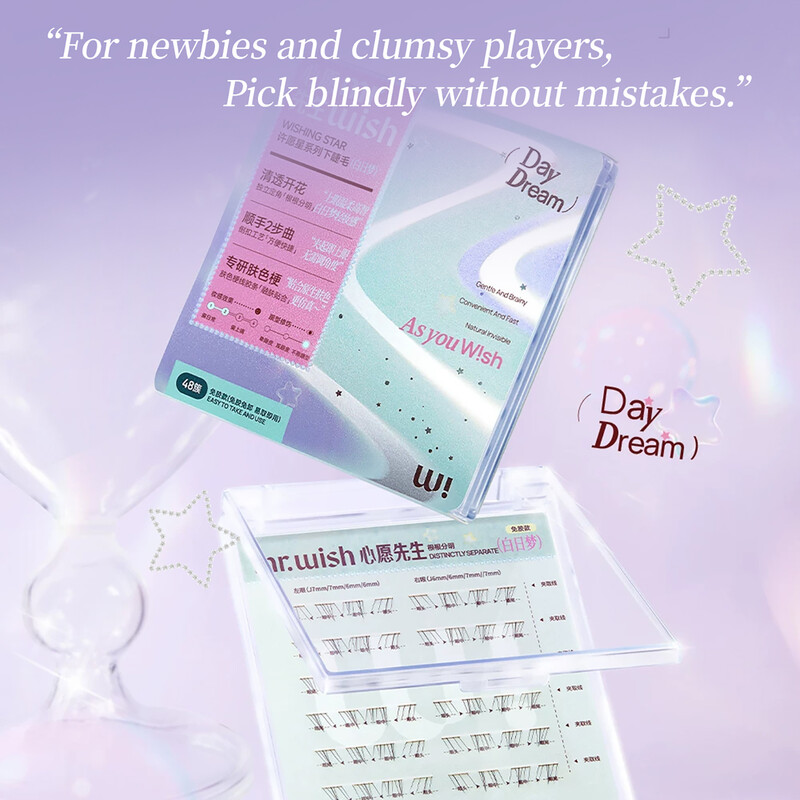 MR. WISH Pre-Glued Lower Lashes – Wish Star · Daydream · Smart Nude · Minimalist Cool-Girl