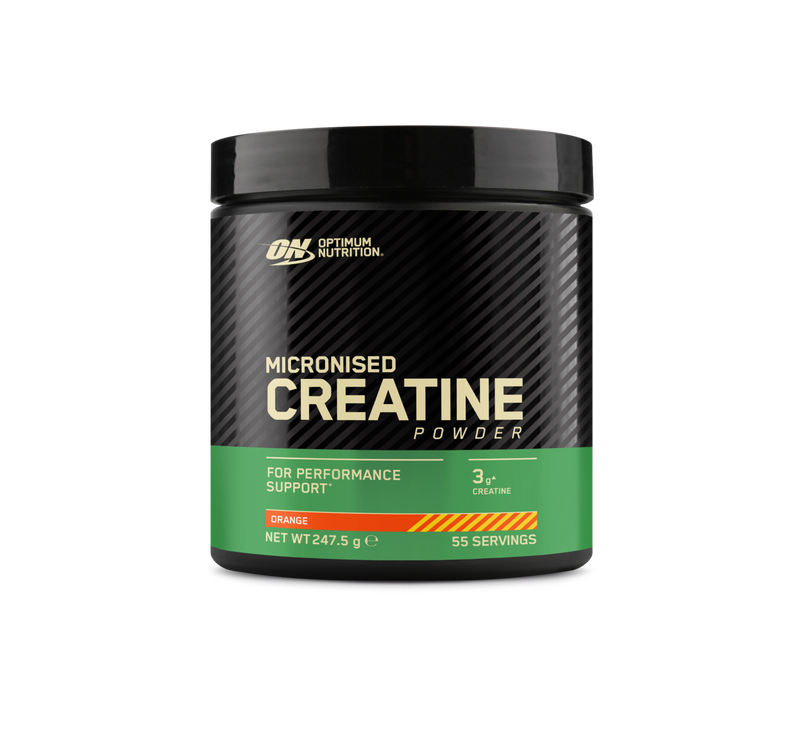 Optimum Nutrition Micronised Creatine, Oranje 247.5g (55 porties)