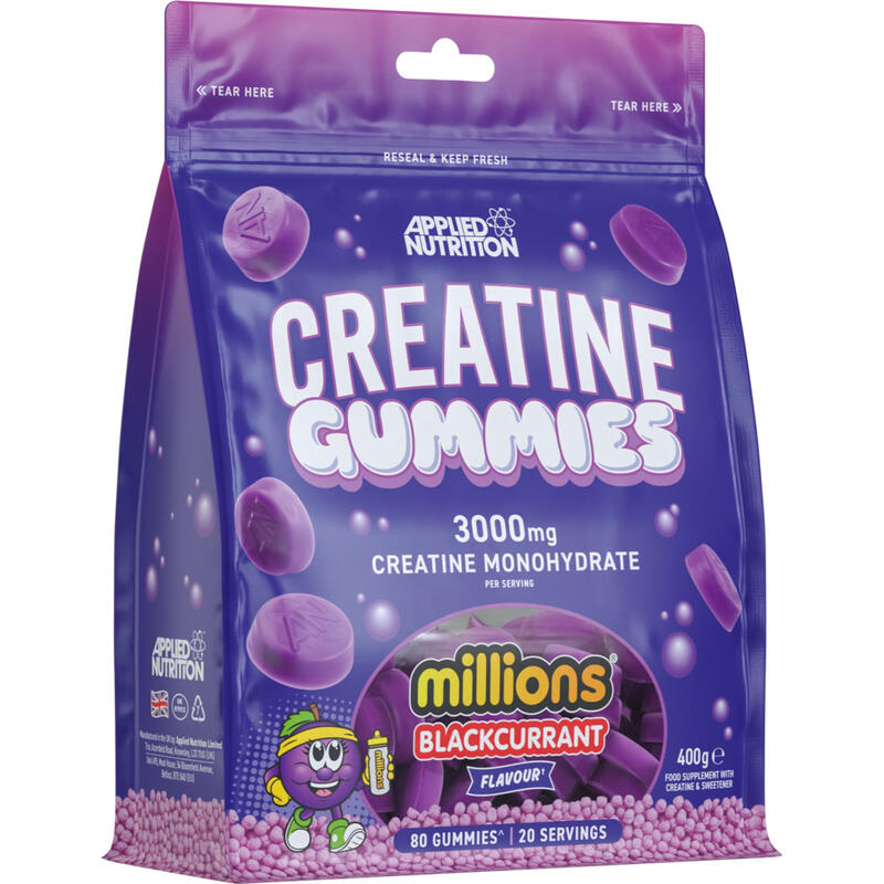 Creatine Strength Gummies Blackcurrant Millions - 80 Gummies