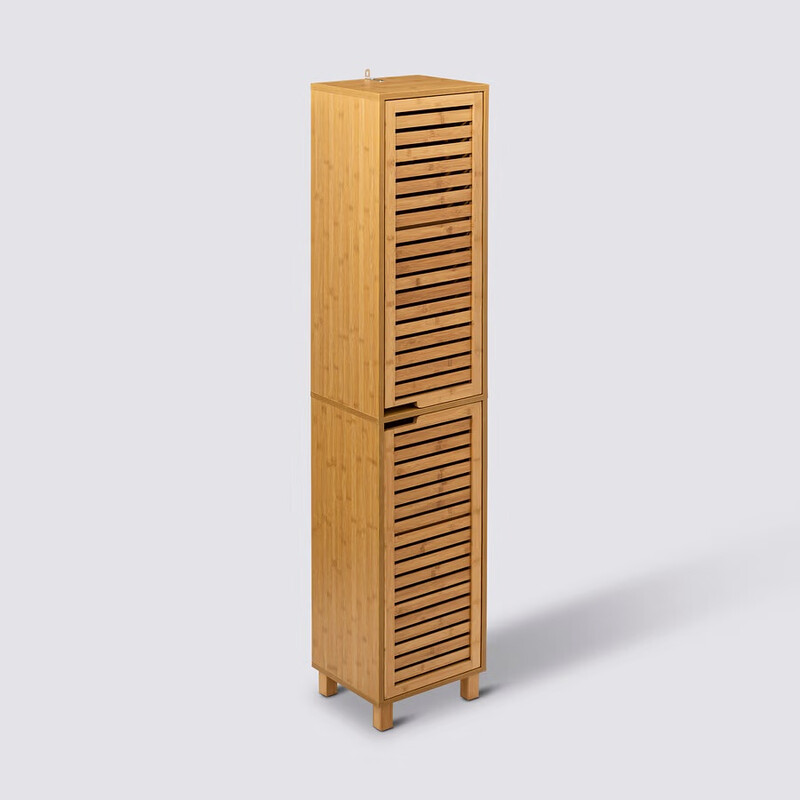 5five Sicela bamboe opbergunit - bruin, 34 x 24 x 170 cm