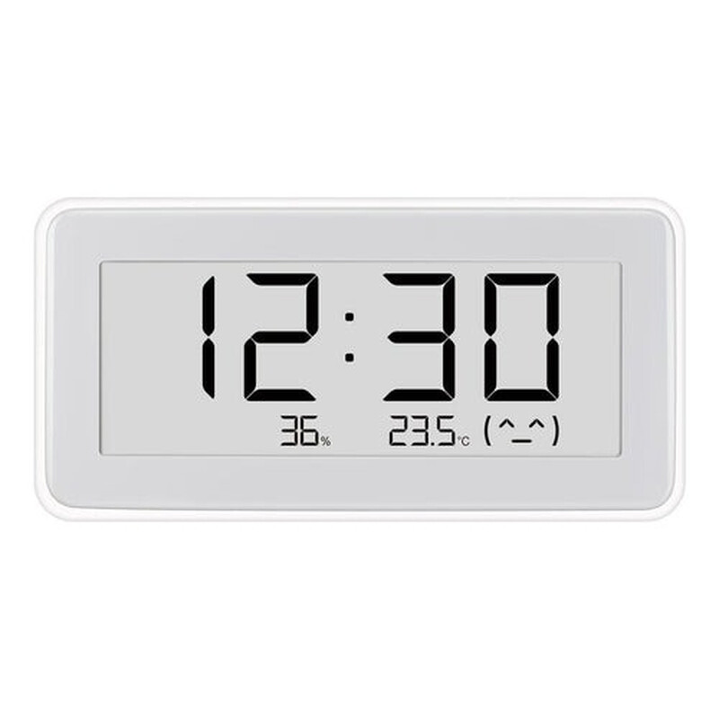 Xiaomi digitale temperatuur- en luchtvochtigheidsmeter met klok, sensor – LYWSD02MMC