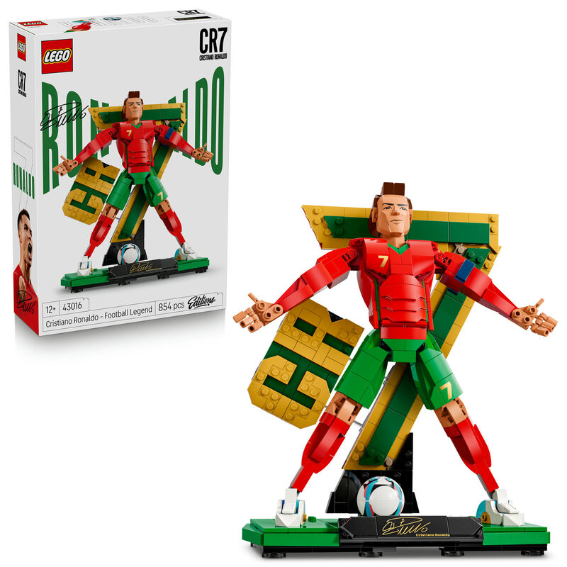 LEGO Éditions 43016 CR7 Cristiano Ronaldo - Figure à construire