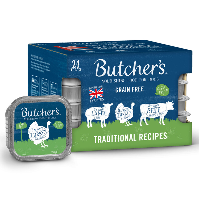 Butchers Traditional Recipes Dog Food Trays 24X150g