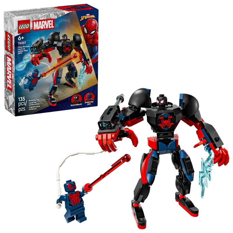 Marvel Superheroes 76337 Miles Morales Mech vs. Spider-man 2099