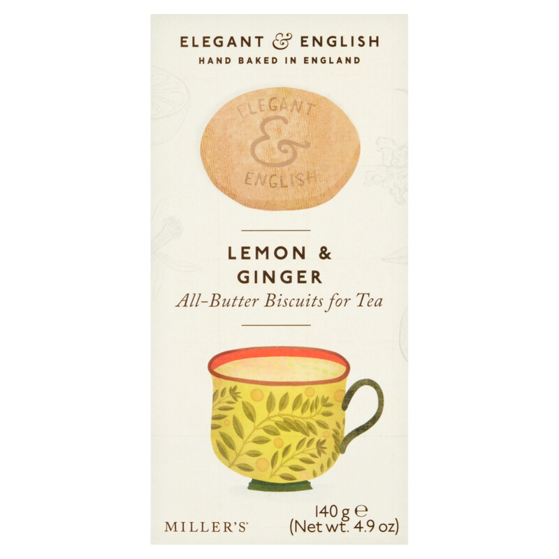 Elegant & English Lemon & Ginger 140g