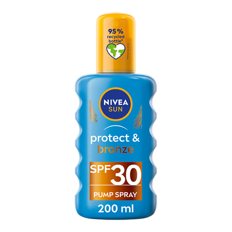 Nivea Sun Protect & Bronze Spray Spf 30 200Ml