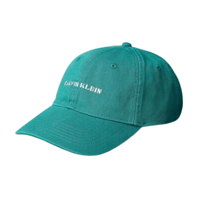 Calvin Klein Embroidered Graphic Logo Cap - North Sea