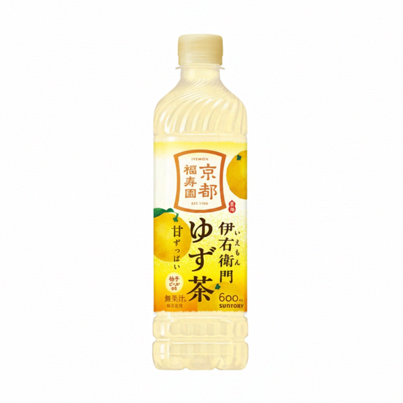 Suntory lyemon Yuzu Scented Green Tea 600ml