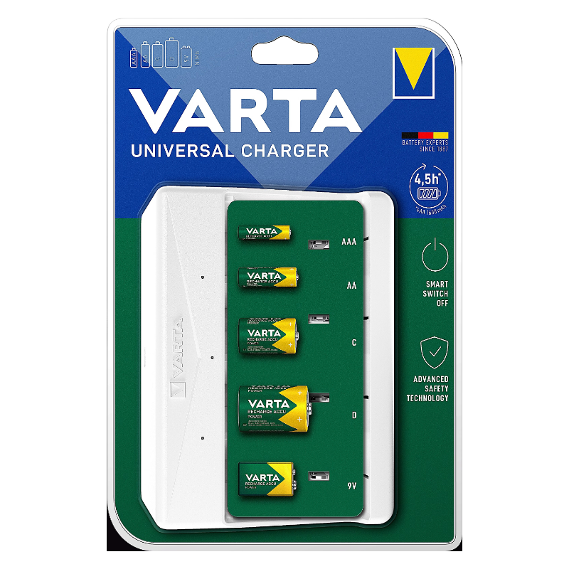 VARTA UNIVERSAL CHARGER sans ACCU