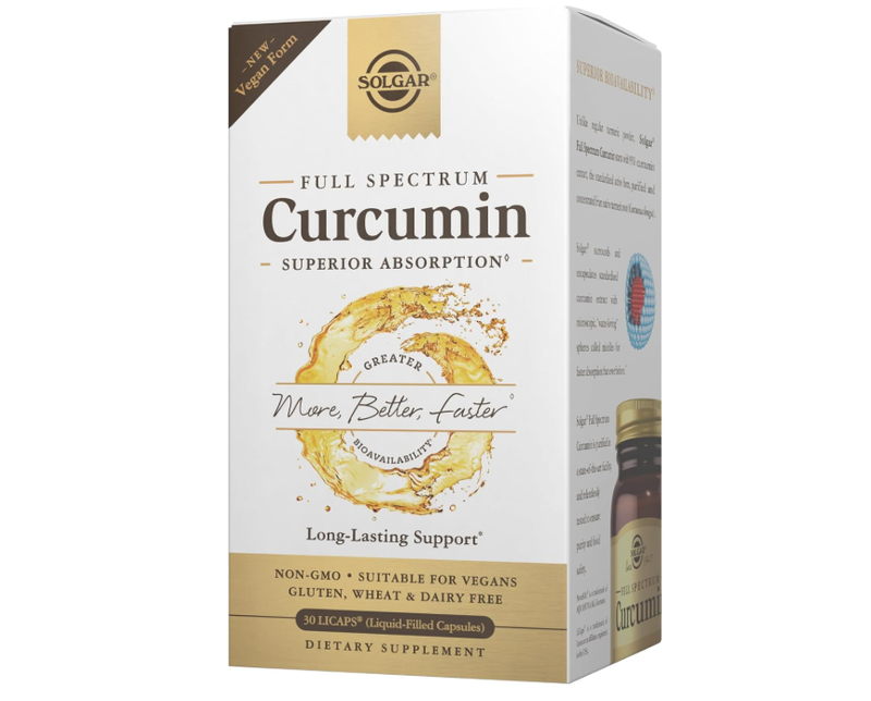 Solgar Full Spectrum Curcumin Joint & Antioxidant Support - 30 Softgels