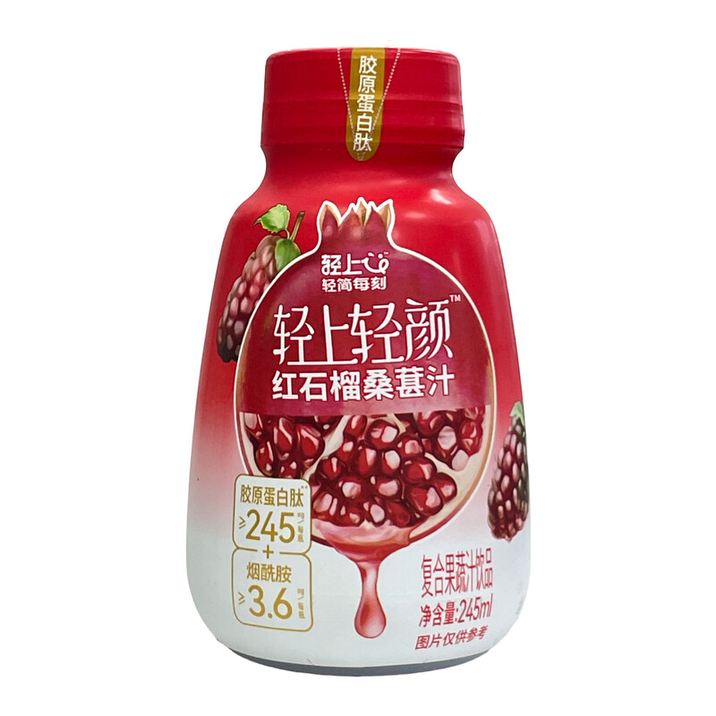 LIGHT UP Pomegranate & Blackberry Juice Blend 245ml