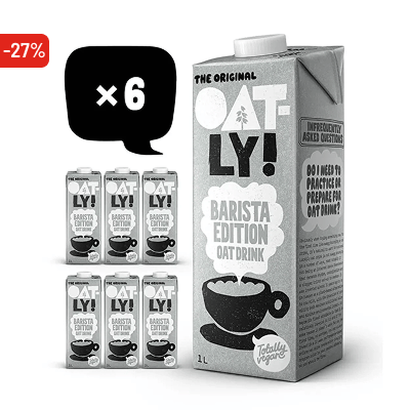 OATLY Édition barista - 6 x 1 L