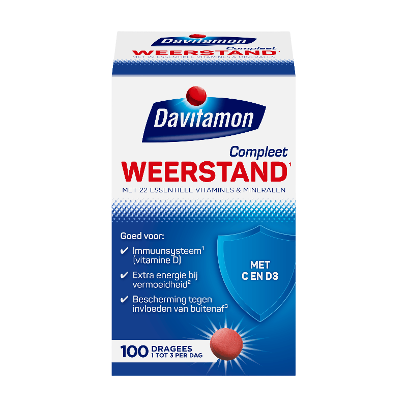 Davitamon Compleet Weerstand + Vit D3 100 ST