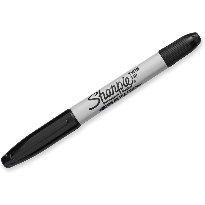 Twin Tip Permanent Marker Black